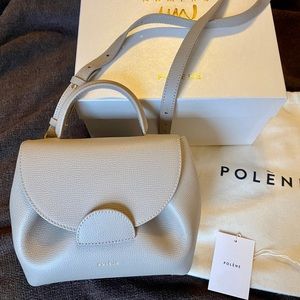 Polene Number One Nano bag in Taupe